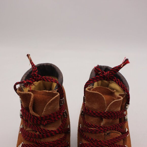 Vintage Jcpenny Women’s Size 7 B  Brown Leather Hiking Boots Made in USA - Picture 11 of 11